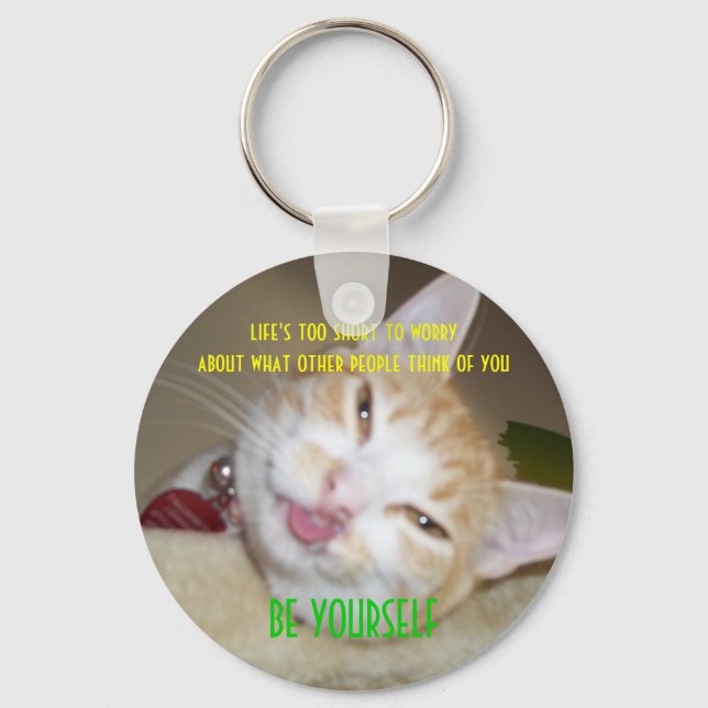 junipurr be yourself keychain schlüsselanhänger (Vorderseite)