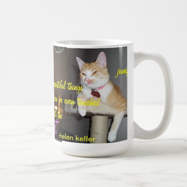 Junipurr Helen keller Zitat-Tasse mit mehrfachem Kaffeetasse (Rechts)