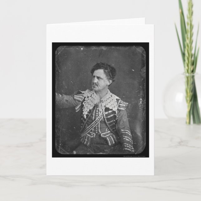 Junius StandDaguerreotype 1850 Karte (Vorderseite)