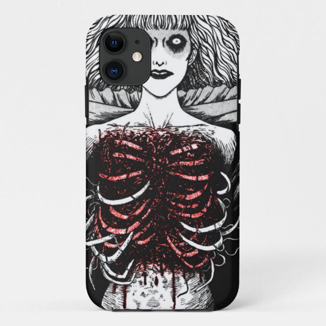 Junji Manga Phone Case Anime japanischer Horror (Rückseite)
