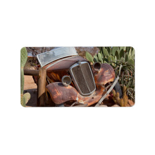 Junk-Auto Adressaufkleber