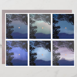 Junk Journal Fee Skies Moon Trees Fantasy 13-18