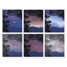 Junk Journal Fee Skies Moon Trees Fantasy 1-6