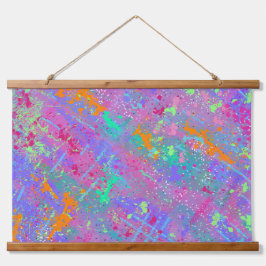 Junk Journal-Liebe Wandteppich Mit Holzrahmen