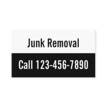 Junk Removal Black and White Werbung