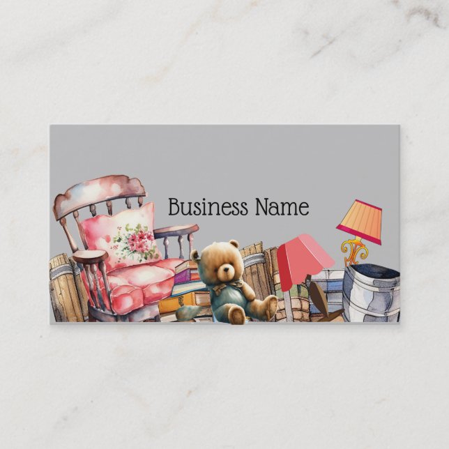 Junk Removal Business Card Visitenkarte (Vorderseite)