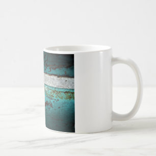 Junk Yard Vintage Car 50's aquamarine Aqua Kaffeetasse