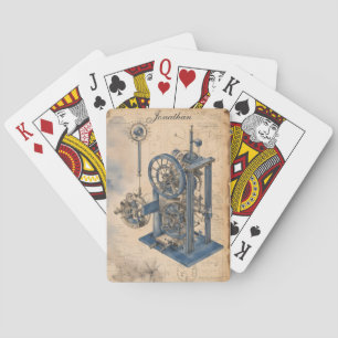 Junk-Zeitschrift für Steampunk Machinery Spielkarten