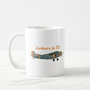 Junkers Ju 52 deutsches WW2-Flugzeug Kaffeetasse