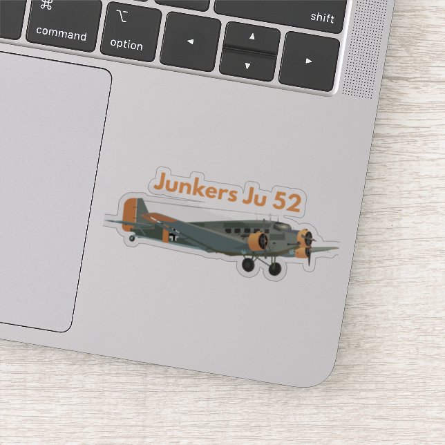Junkers Ju 52 German WW2 Airplane Aufkleber (Detail)