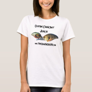 Junkie-Shirt das crankbait des Mädchens T-Shirt