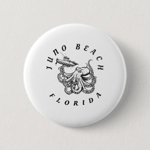Juno Beach Florida Kraul Octopus Salzwasser Tiefse Button