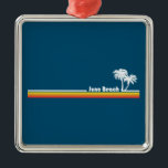 Juno Beach Florida Ornament Aus Metall<br><div class="desc">Juno Beach, hübsch zwischen Jupiter und West Palm Beach gelegen, ist eine Zuhause zu unberührter Küste und wird von der Intraküstenwache und dem Atlantik flankiert.</div>