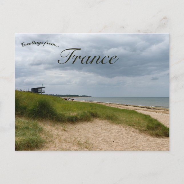 Juno Beach Normandy Frankreich Postkarte (Vorderseite)
