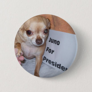 Juno für Präsidenten Button
