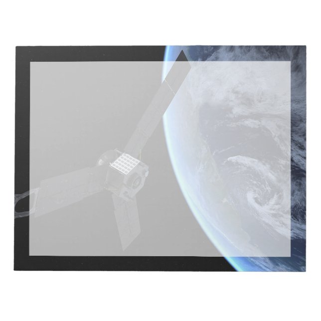 Juno Raumfahrzeug während der Erde Flyby Notizblock (Vorderseite)
