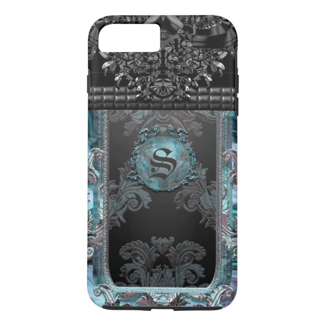 Junobeau Peshfyee Gothic Unique Monogram Case-Mate iPhone Hülle (Rückseite)