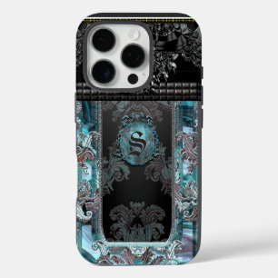 Junobeau Peshfyee Gothic Unique Monogram iPhone 16 Pro Hülle