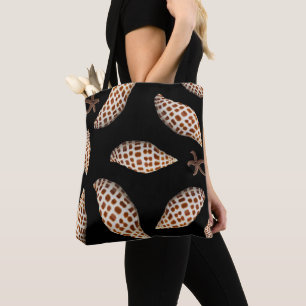 Junonia Seashell Schwarze Tasche