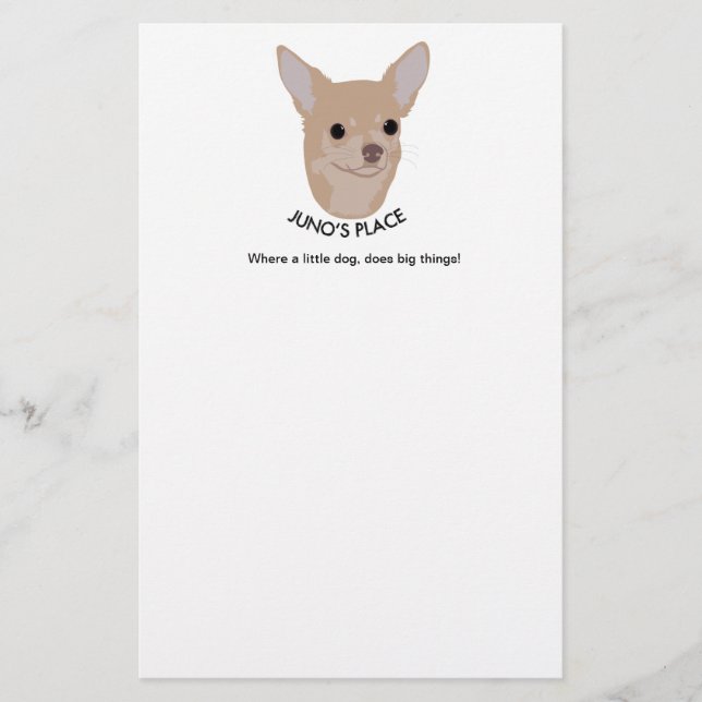 Junos Platz stationär Briefpapier (Vorderseite)