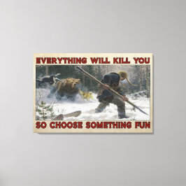 Junter Everthing wird euch Leinwand Poster Decke u