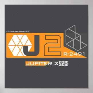 Jupiter 2 Inspiriert durch Verlust im Weltraum Poster