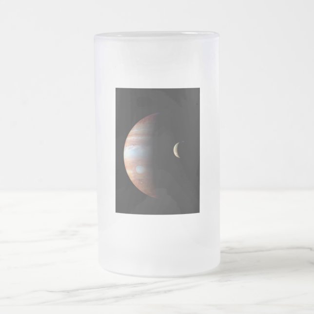 Jupiter 5th Planet mit Cassini Solar System Mattglas Bierglas (Mittel)