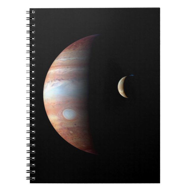 Jupiter 5th Planet mit Cassini Solar System Notizblock (Vorderseite)