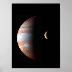 Jupiter 5th Planet mit Cassini Solar System Poster