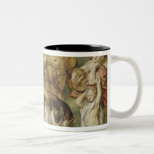 Jupiter als Kind Zweifarbige Tasse