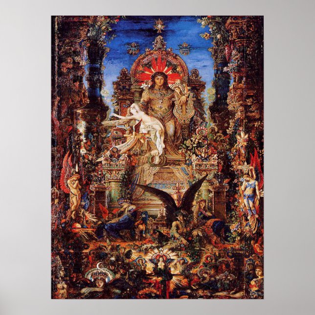 "Jupiter and Semiele" Poster (Vorne)