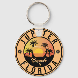 Jupiter Beach Florida Surf - Travel Souvenirs Schlüsselanhänger
