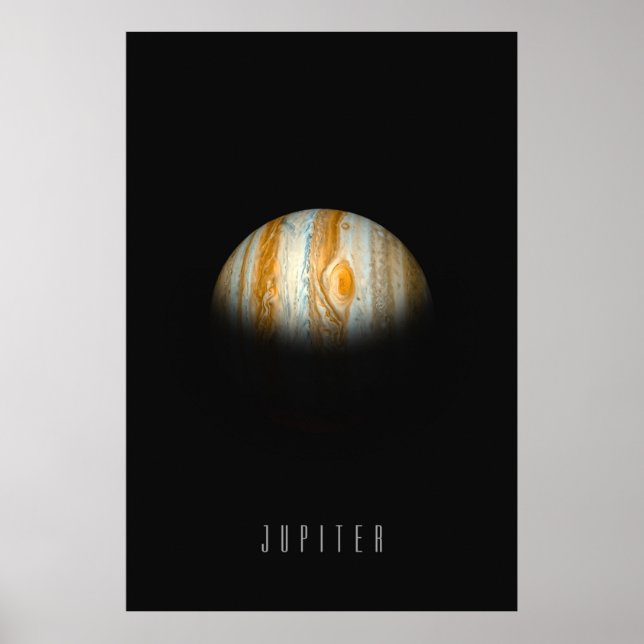Jupiter - Der Gasriesen König mit dem Großen roten Poster (Vorne)