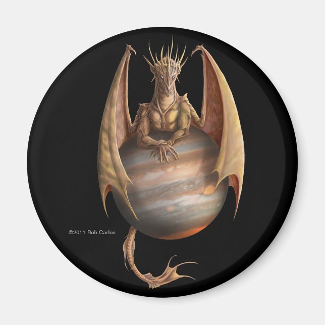 Jupiter Dragon Magnet (Vorne)