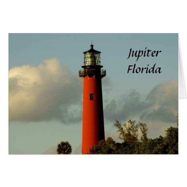 Jupiter-Einlass-Leuchtturm (Vorderseite (Horizontal))