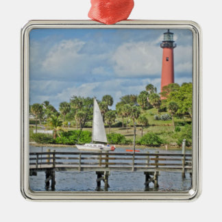 Jupiter-Einlass-Leuchtturm Ornament Aus Metall