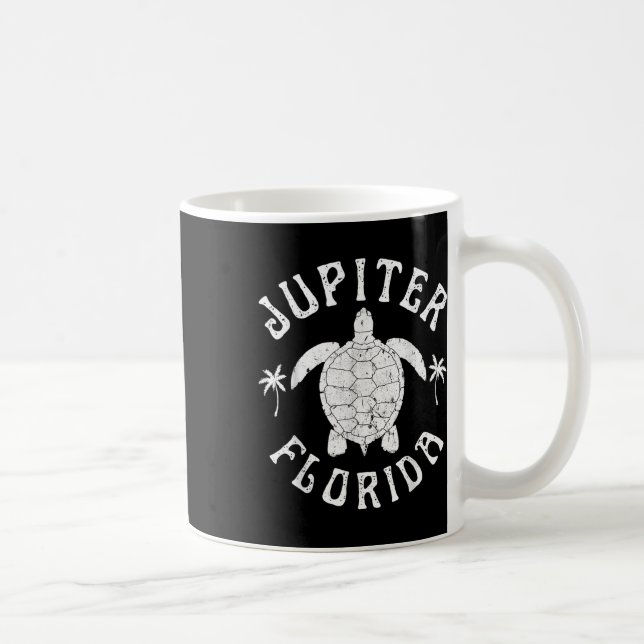 Jupiter Florida Beach Turtle Summer Vacation Kaffeetasse (Rechts)