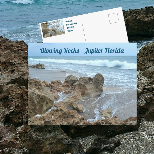 Jupiter Florida BlowRocks fotografisch Postkarte (Von Creator hochgeladen)