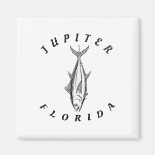 Jupiter Florida Salzwasser-Strand-Angelurlaub  Magnet