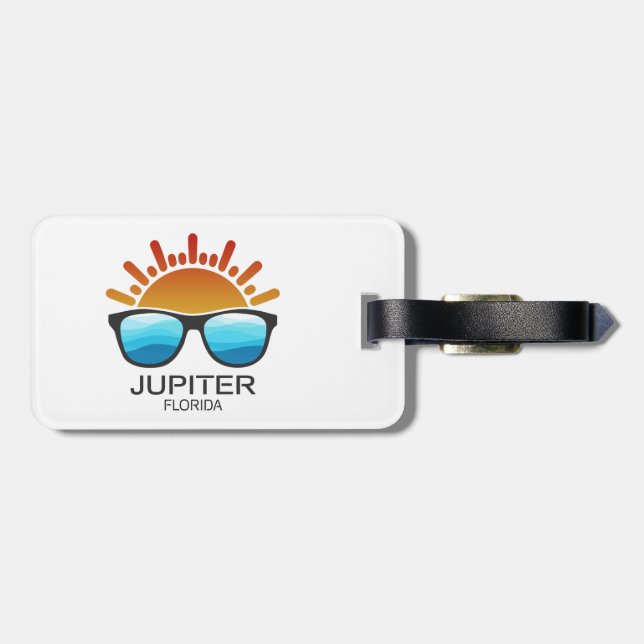 Jupiter Florida Sunglasses Gepäckanhänger (Rückseite horizontal)