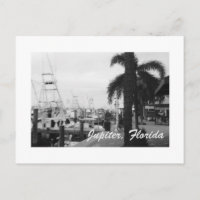 Jupiter, Floride Boat Dock photo carte postale