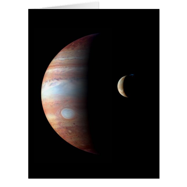 Jupiter Gas Giant Planet & Io Galilean Moon (Vorderseite)