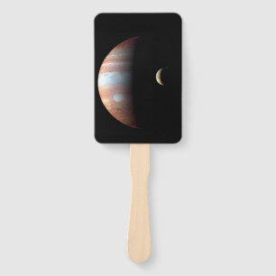 Jupiter Gas Giant Planet & Io Galilean Moon Fächer