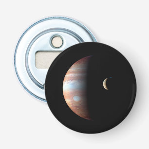 Jupiter Gasriese Planet & Io Galileischer Mond Flaschenöffner