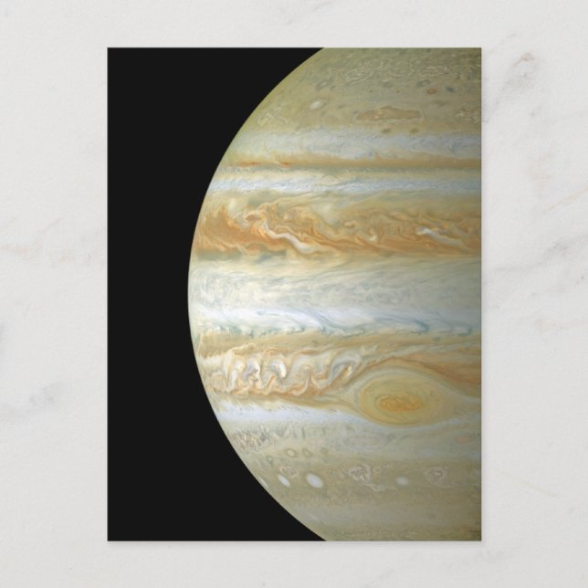 Jupiter Hemisphäre Postkarte (Vorderseite)