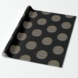 Jupiter in Dots Geschenkpapier