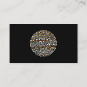 Jupiter in Dots Visitenkarte