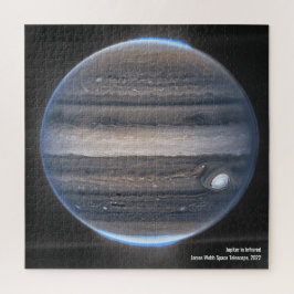 Jupiter in Infrared, James Webb Space Telescope