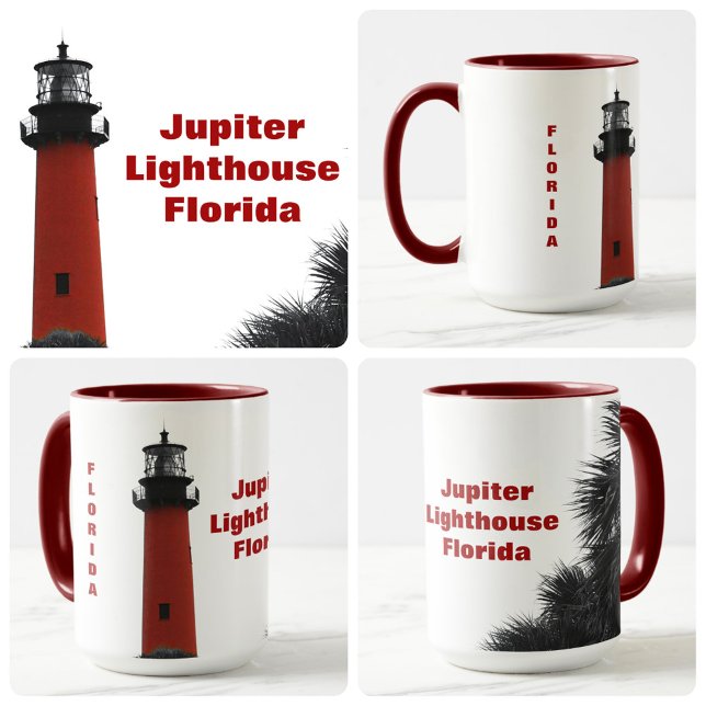 Jupiter Inlet Lighthouse Florida Fotografie Tasse (Von Creator hochgeladen)