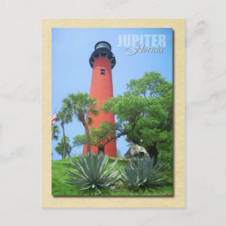 Jupiter Inlet Lighthouse & Museum, Florida Postkarte
